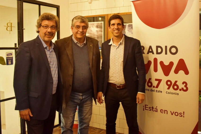 El Licenciado Gonzalo Sobral; Sergio Antonio Herrera y Marcos Grolero