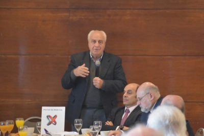 La presentación; el homenaje a Spera y las palabras del Ministro Víctor Rossi el 1/8 en el NH Columbia (video)