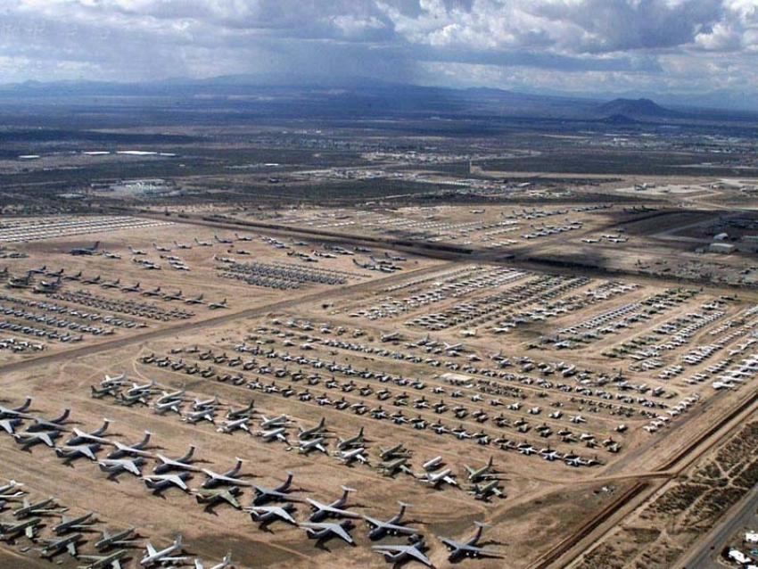  Davis-Monthan Arizona, probable lugar de estacionamiento de una parte de la flota de Copa Airlines