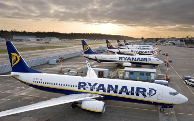 En 2016 Ryanair supera en pasajeros a IAG, Air France, Lufthansa y sus grupos