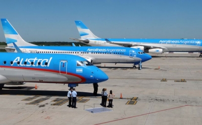 Pasó el paro de Aerolíneas Argentinas y Austral, el conflicto continúa