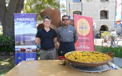 Federico Casella, Presidente de APROTUR, y el Chef Leandro Reyna.