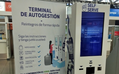 Aeropuerto de Carrasco ofrece kiosco de Tax Free con autoservicio