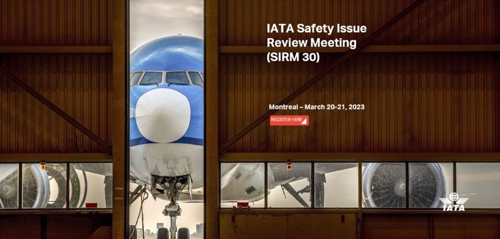 La 30ª IATA Safety Issue Review Meeting será en marzo en Montreal