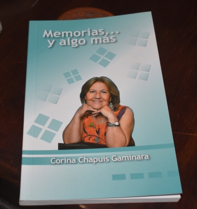 Corina Chapuis presenta &quot;Memorias y algo más&quot;, su primer libro