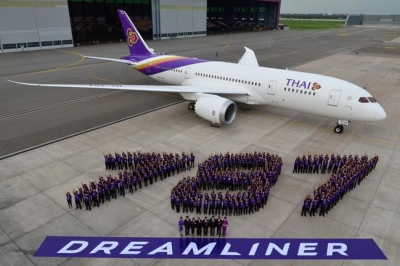 Deja THAI Airways sus 787 Dreamliner en tierra por falla en sus motores Rolls-Royce
