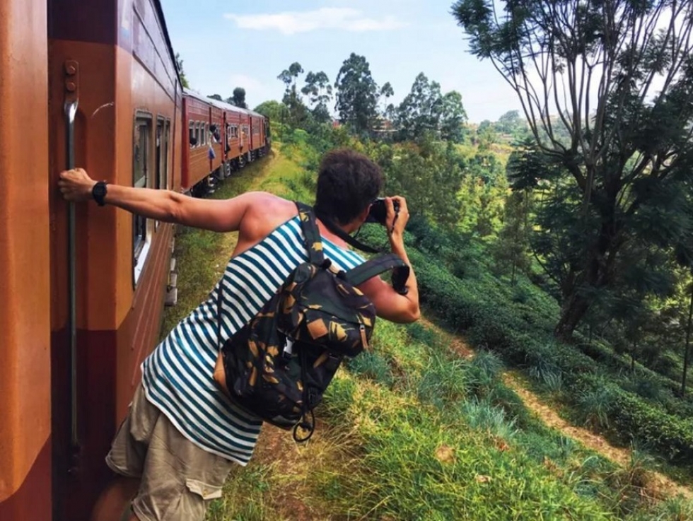 Tren en Sri Lanka