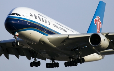 Despega el primer vuelo de una aerolínea china a México