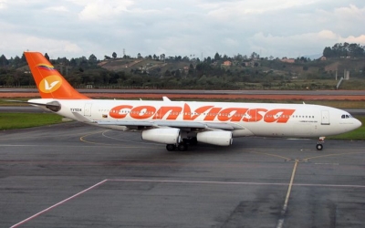 Conviasa suspendió los vuelos nacionales e internacionales