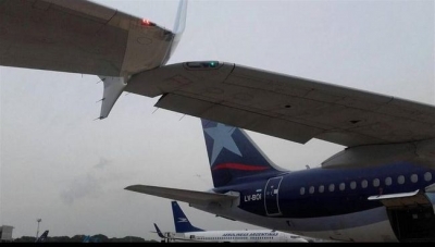 Roces entre aviones en Aeroparque, un evento con antecedentes