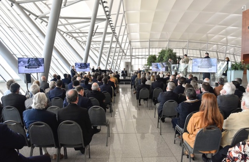 Se celebró el 75° aniversario del primer aterrizaje en el Aeropuerto de Carrasco