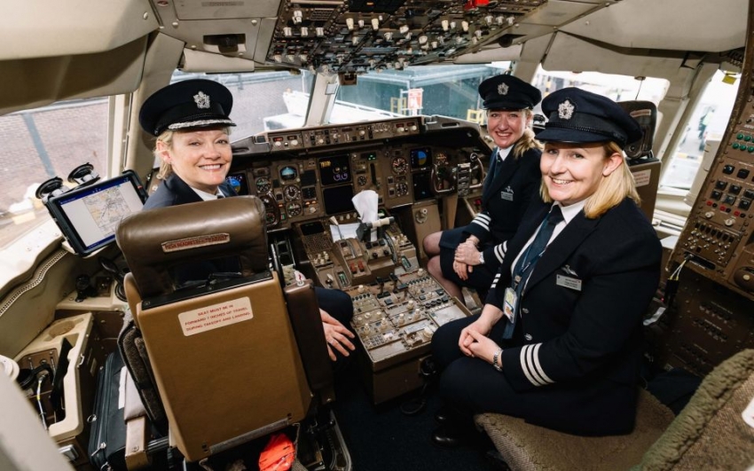 Mujeres piloto, volando cada vez más alto