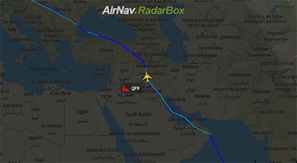 Irán asusta a las aerolíneas, que cambian sus rutas
