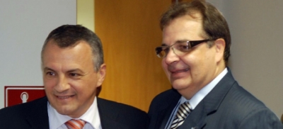 Secretario Ejecutivo de MTur, Mario Moisés y Presidente de ABETAR, Lázaro Apostole Chryssafidis