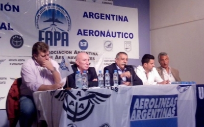 Plan de lucha de los gremios aeronáuticos argentinos