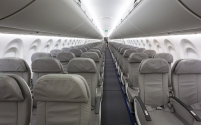 Bombardier lanza avi&oacute;n con asientos de m&aacute;s de 48 cm de ancho