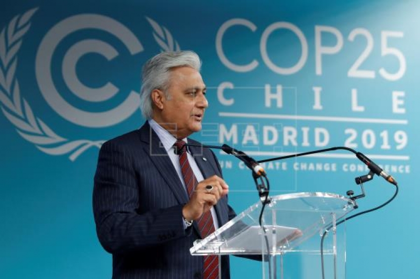 El vicesecretario ejecutivo de la Convenci&oacute;n Marco de las Naciones Unidas sobre el Cambio Clim&aacute;tico, Ovais Sarmad.