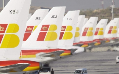 Iberia reduce vuelos en rutas con exceso de capacidad