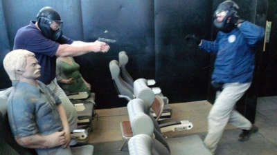 La primera camada de pilotos entrenados en el uso de armas en la cabina se gradu&oacute; en 2003.