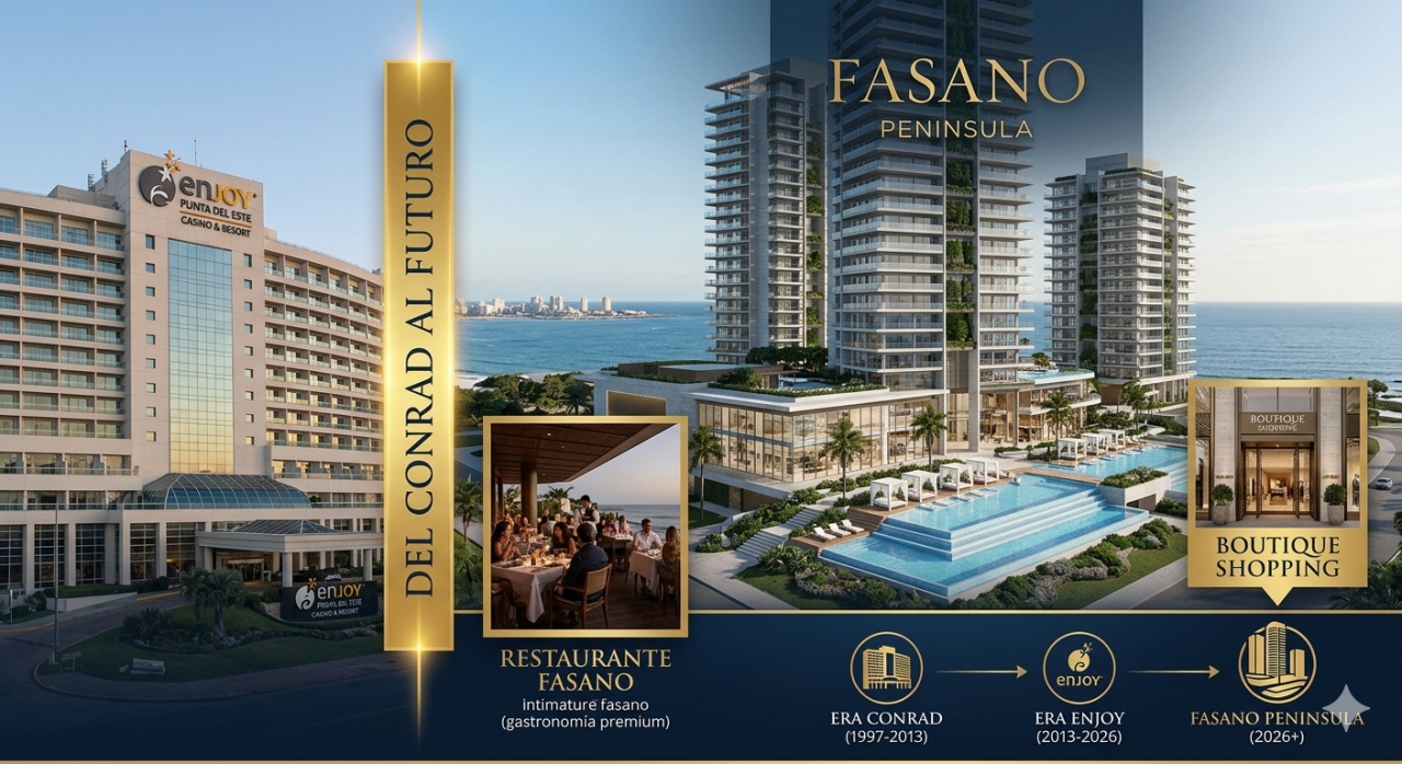 &iquest;Qui&eacute;n le vendi&oacute; Baluma SA (Enjoy Punta del Este) al grupo Fasano?