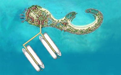 Belice comienza a construir su nuevo puerto de cruceros Stake Bank