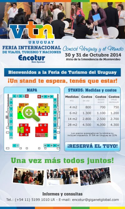 Siguen inscripciones para VTN Uruguay 2014