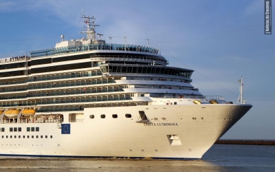 Parti&oacute; el Costa Luminosa en su Vuelta al Mundo