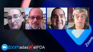 Diego Fischer y Roberto Bennett en ZOOMADA X EL PDA "Escritores", imperdible