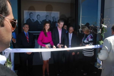 Los herederos Trump inauguran torre en Punta del Este