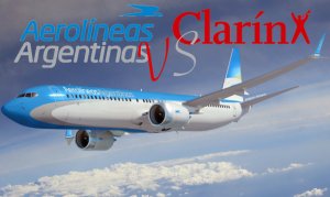Aerol&iacute;neas sale al cruce con diario Clar&iacute;n