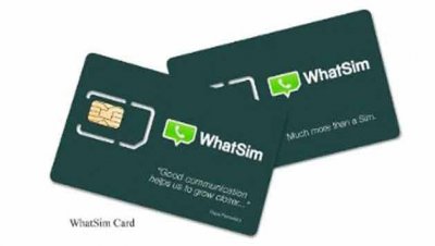 WhatSim: un chip que permite usar gratis WhatsApp en el exterior