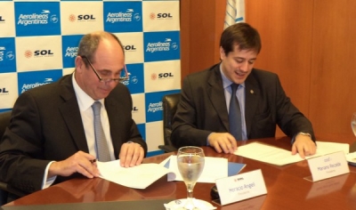 Aerolineas Argentina y Sol con c&oacute;digo compartido