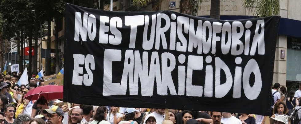 Las protestas contra el turismo masivo en Canarias llegan a varios de los principales núcleos