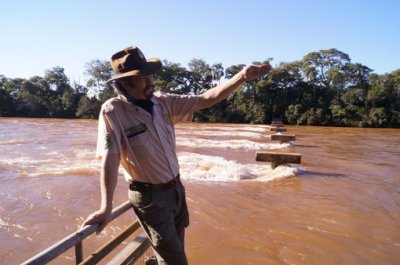 Cataratas: comienzan los trabajos en la pasarela de Garganta del Diablo