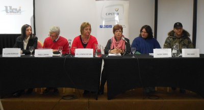 Mar&iacute;a Laura Rodriguez, Pablo Ligrone, Lili&aacute;m Kechichi&aacute;n, Mar&iacute;a Shaw (Cipetur), Alicia Torres e Ivan Garat. 
