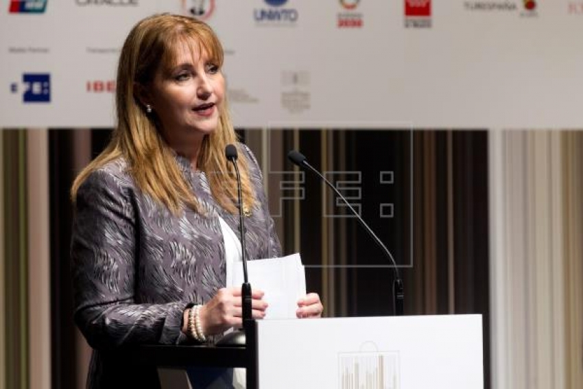 La presidenta del Consejo Mundial de Viajes y Turismo (WTTC, en ingl&eacute;s), Gloria Guevara. 
