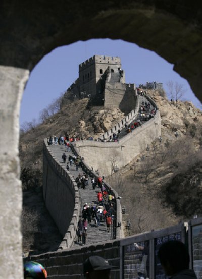 Foto de archivo, 2008. La Muralla China.
