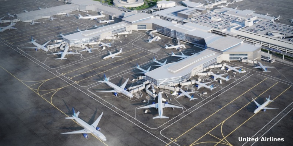United y el Aeropuerto de Houston invertirán más de US$ 2.000 M en la transformación de la Terminal B