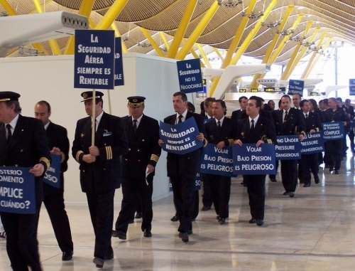 Pilotos y TCP de Europa se movilizar&aacute;n por la seguridad a&eacute;rea