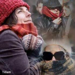 Frío polar y política en Buenos Aires