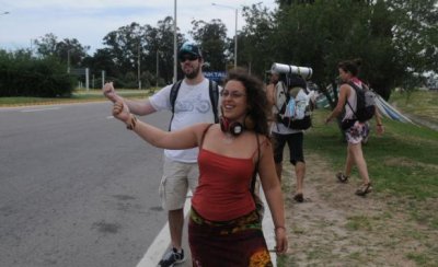 Mónica comienza su diario de ruta en el kilómetro 34. 