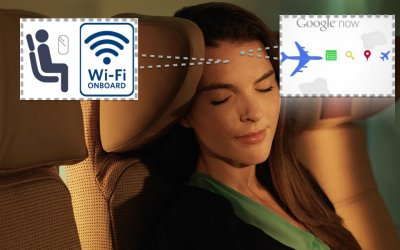 Google anticipará la experiencia de usuario a bordo de un vuelo