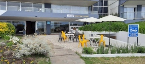 El PDA en el BDA. Fuimos a desayunar con los vecinos