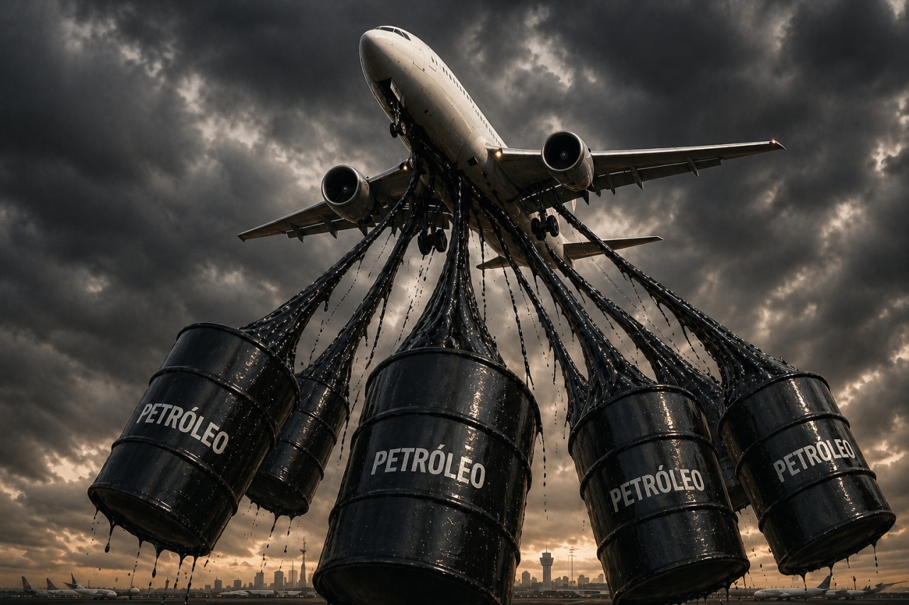 El precio del combustible desata una crisis a&eacute;rea sin precedentes