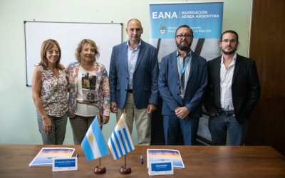 DINACIA y EANA firman acuerdo para el encaminamiento y la prestación de los servicios de tránsito aéreo