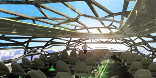 Airbus lanzará avión transparente en el año 2050 
