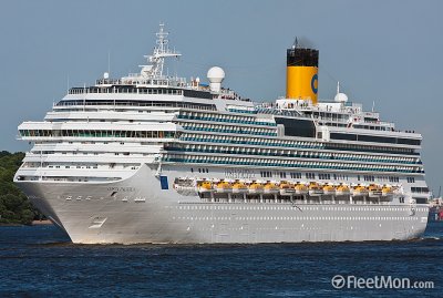 Inauguración temporada de cruceros y primer arribo Costa Pacífica a Montevideo