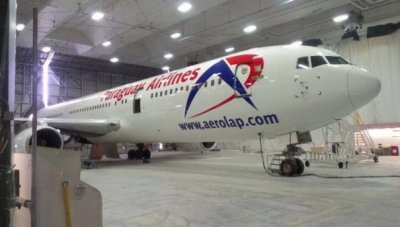 Avi&oacute;n de Paraguay Airlines, en Estados Unidos.