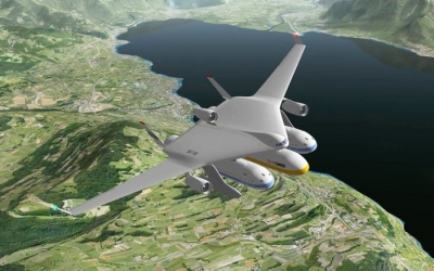 Un avi&oacute;n modular para viajar por tierra, mar y aire