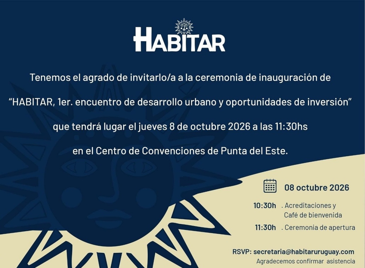 HABITAR, el primer encuentro de desarrollo urbano y oportunidades de inversi&oacute;n